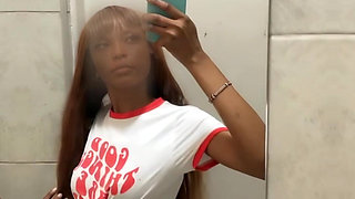 Hot Tease From Gorgeous African Petite