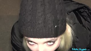 Blonde Siren's Wild Passion in Public Encounter