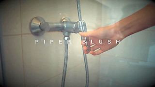 Taking a Shower with Piper
