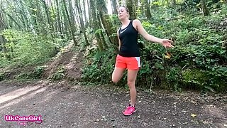 Desperate Jogger Pisses Outside While You Watch