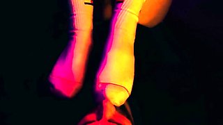 Seductive mistress fulfills all ass and foot fetish
