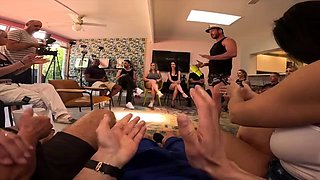 Slutty MILFs enjoying all cocks on offer in epic sex party
