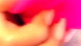 Big boobs milf masturbates with her dildo