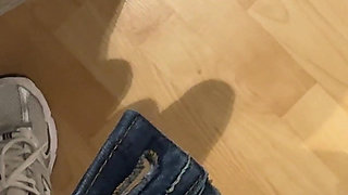 Having Fun in a Clothing Store - Dirty Action with a Blonde Girl