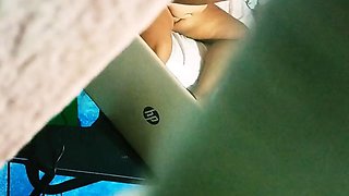 Watching my sister-in-law masturbating on a video call with her husband