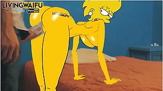 Adult Lisa Simpson President - 2d Cartoon Real Waifu #1 Doggystyle Big Animation Ass Booty Cosplay With Marge Simpson, Holli Wood And Jessica Roberts