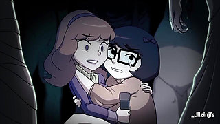 Velma and Daphne being destroyed by monsters