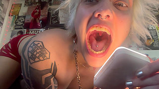 Mouth Tour Goth Girl No Makeup