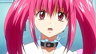 Cutie hentai babe getting petite pussy penetrated by a