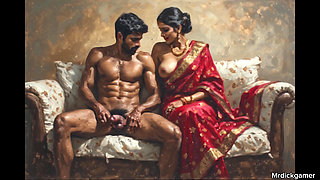 Chubby Desi girl friend gives a sloppy blowjob and takes dick in her asshole hot hd video