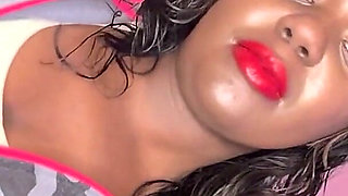 Alliyah Alecia Rubbing on Small Tits