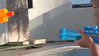 Pool Fun with Hot Girls