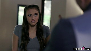 Stepdaughter Gia Derza’s big ass spanked and ass fucked by stepdad