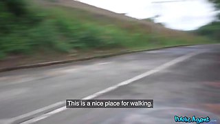 Public agent - college art schoolgirl with Natural Tits dares to have porno outside for first time