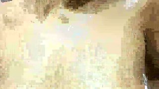 Fabulous softcore solo shower tease