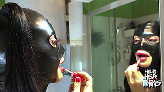 Mistress Uses Her Slave as Human Toilet Paper, Makes Him Jerk off Licking Her Ass and Forbids Him From Cumming