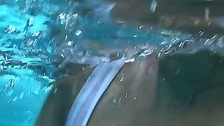 Underwater Pool Sex: Slimthick Ebony Gets Pounded by Massive BBC