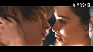 Emilia Clarke making love to a man in a hot erotic scene