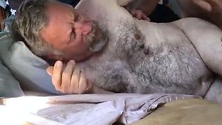 Mature Gay Daddy Barebacks His Hunk Lover