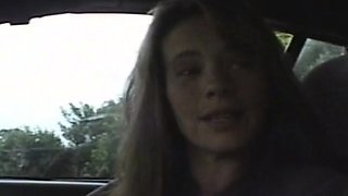 Brunette Street Walker Crack Whore Sucking Dick In Car POV