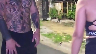 Pervert Fucks Two Fitness Girls in the Ass