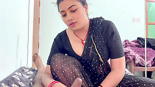 Hot Indian Stepmom Shares Single Bed with Step Son, Full Hindi Audio