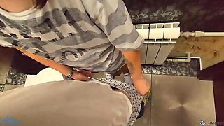 Stepsister Helps Stepbrother Cum Quick in Her Pantyhose