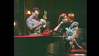 Legend of classic porn stars Erica Boyer starts an orgy by getting fucked in front of an audience