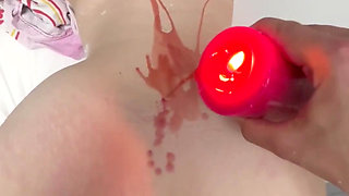 Hot Wax Session While We're Having Sex
