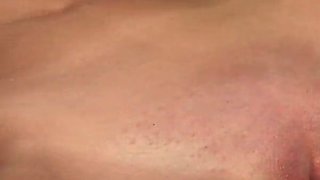 Busty brunette bitch plays with her fucking machine and pumps outdoors