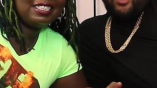 Ebony milf get mad when see gets a huge facial